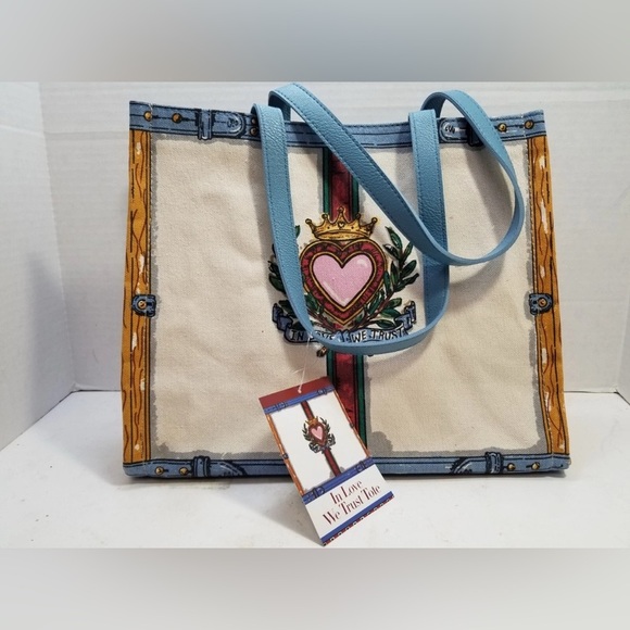 New Brighton In Love We Trust Tote Shoulder Bag - Picture 3 of 8
